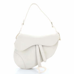 Christian Dior Medium Ultra Matte Saddle Handbag Leather